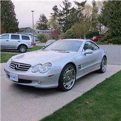 2004 MERCEDES 500 SL ROADSTER