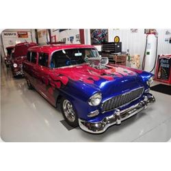 1955 CHEVROLET 2 DOOR HANDYMAN WAGON