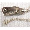 Image 2 : Zuni Sterling Inlay Maiden Pin Pendant by T Waseta