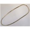 Image 1 : Italian Sterling Silver Flat Braided Chain