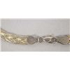 Image 2 : Italian Sterling Silver Flat Braided Chain