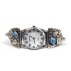 Image 1 : Navajo Old Pawn Sterling Turquoise Watch Band