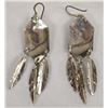Image 2 : Navajo Sterling Pink Mother of Pearl Earrings