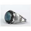 Image 1 : Navajo Old Pawn Sterling Turquoise Cuff Bracelet