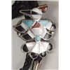 Image 2 : 1950 Zuni Traditional Channel Inlay Bolo Tie