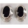 Image 1 : Sterling Silver Onyx Earrings