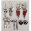 Image 1 : 5 Pr Native American Navajo Earrings