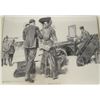 Image 2 : Antique 1905 ''Ready for the Trip'' Print