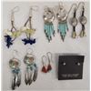 Image 1 : Collection Native American Earrings, Some Sterling
