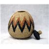 Image 2 : African Lidded Tri-Colored Basket