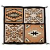 Image 2 : 1950 Navajo 4 in 1 Sample Textile Rug