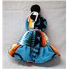 Image 2 : Navajo Cloth Doll in Pendleton Style Fleece Dress