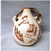 Image 1 : 1992 Jemez Carved Pottery Canteen by I. Pecos