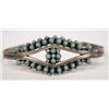 Image 1 : Vintage Zuni Silver Petit Point Turquoise Bracelet