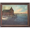 Image 1 : Original Oil of a Harbor Scene by Maggie Garton