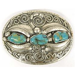 Mexican Turquoise Belt Buckle