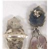 Image 3 : Navajo Silver Mother of Pearl Earrings & Ring