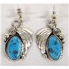 Image 1 : Navajo Sterling Silver Turquoise Earrings