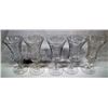 Image 3 : 5 Vintage Cambridge Rose Point Ice Tea Goblets