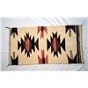 Image 1 : 1940 Traditional Navajo Bird Pattern Textile Rug