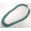 Image 1 : Navajo Style Turquoise Rondelle Bead Necklace