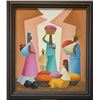 Image 2 : 1981 Original ''Market Place'' by J. Rocha