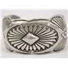 Image 1 : Navajo Sterling Cuff Bracelet by B.& E. Tahe