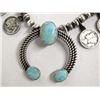 Image 3 : Navajo Silver Turquoise Mercury Dime Necklace