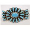 Image 1 : Zuni Sterling Silver Turquoise Child's Bracelet