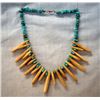 Image 2 : Navajo Bisbee Turquoise Bone & Bead Choker
