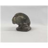 Image 2 : Inuit Eskimo Soapstone Otter  Carving by Elais