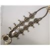 Image 5 : Zuni Old Pawn German Silver Squash Necklace