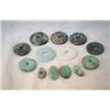 Image 2 : Collection of Vintage Turquoise Disks