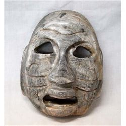 1950 Mexican Carved Marble Mask