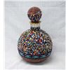 Image 1 : Hand Beaded Glass Decanter by Kathy Kills Thunder