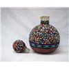Image 3 : Hand Beaded Glass Decanter by Kathy Kills Thunder