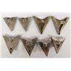 Image 2 : Collection of 4 Pair Southwestern Collar Tips