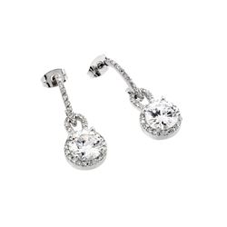 Silver Earrings .925 Ladies Sterling Jewelry - WSP#bge00339