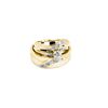 Image 1 : Genuine 10K Yellow Gold Jewelry 0.15 ctw Diamond Trio Ring Set - SKU#JSC14860