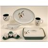 Image 1 : An Extensive Denby Greenwheat Pattern Dinner and Tea Service, with tureens, condiments, soup bowl...