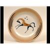 Image 1 : A Clarice Cliff Bizarre Pottery Plate, decorated a horse designed by John Armstrong, first editio...