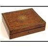 Image 1 : A Victorian Inlaid Walnut Workbox, 26.5 cm  See illustration £50-80...