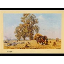 A David Shepherd Signed Print, Life Goes On - September 1940  See illustration £80-100...