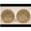 Image 1 : A Pair of Late Victorian Silver Gilt Fruit Bowls, with pierced scrolling foliate borders and embo...