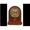 Image 1 : An Edwardian Inlaid Mahogany Mantle Clock  See illustration £70-90...