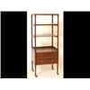 Image 1 : An Early 19th Century Mahogany Four Tier Whatnot, the lower stage having two drawers on tapering...