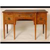 Image 1 : A 19th Century Mahogany Breakfront Sideboard, with boxwood and ebony stringing, the drawer flanke...