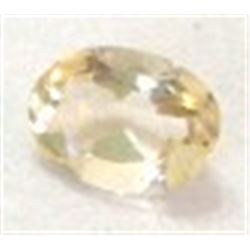 1.35 CARAT GOLDEN CITRINE GEMSTONE OVAL CUT AND FACETED GEM!! GEM CAME OUT OF SAFE!!