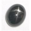 Image 1 : 7.25 CARAT BLACK STAR SAPPHIRE *RARE HUGE* GEMSTONE OVAL CUT AND FACETED GEM!! GEM CAME OUT OF SAFE!