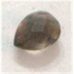 1.40 CARAT SMOKEY TOPAZ *RARE LARGE* GEMSTONE PEAR CUT AND POLISHED GEM!! GEM CAME OUT OF SAFE!